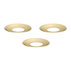 Protectores de vela STOFF Nagel 3-pack, Latón cepillado