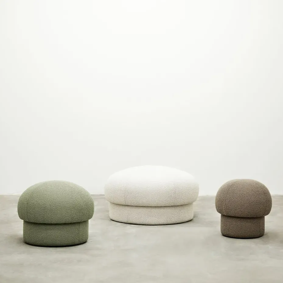 Puf Uno Ø94 cm, Cream