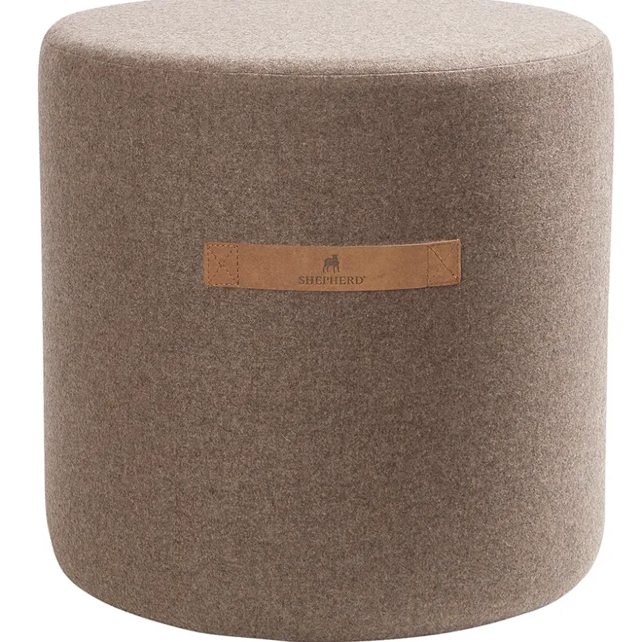 Puff Sara 40 cm, Cappuccino