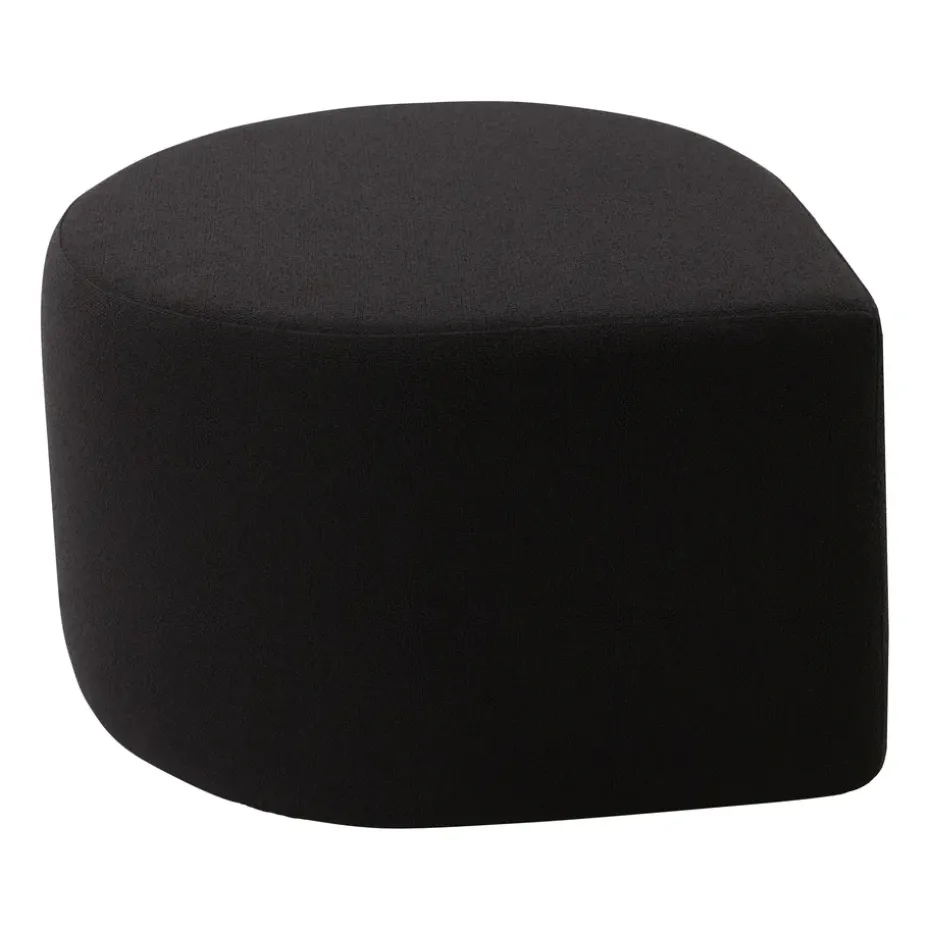 Puff Stilla bouclé, Anthracite