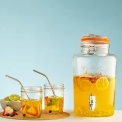 Recipiente de vidrio Kilner con grifo 5 l, Transparente