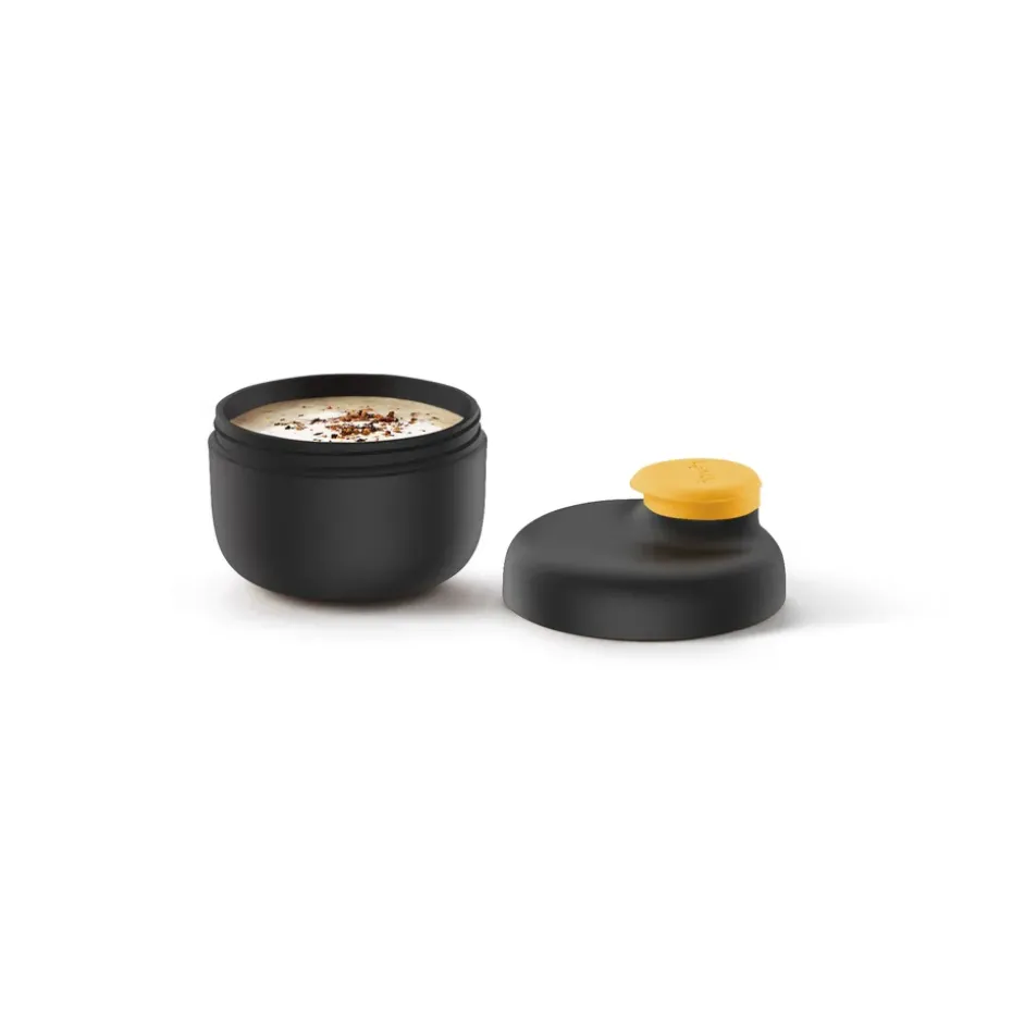 Recipiente para salsas To Go organic Lékué 50 ml, Negro