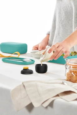 Recipiente para salsas To Go organic Lékué 50 ml, Negro