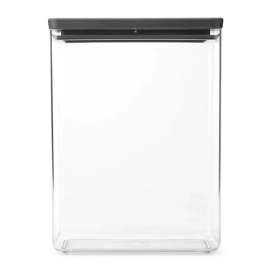 Recipiento apilable TASTY+ 5,4 L, Gris oscuro