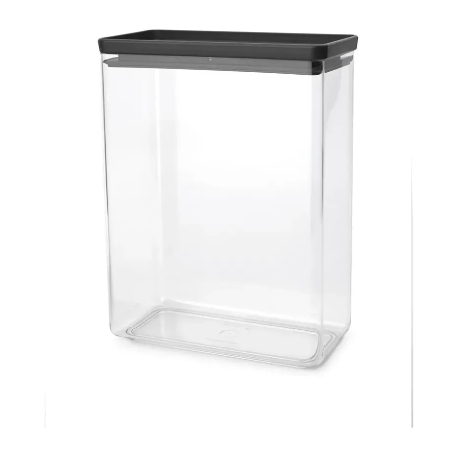 Recipiento apilable TASTY+ 5,4 L, Gris oscuro