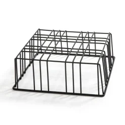 Rejilla para portaevelas Stumpastaken negro, pequeño