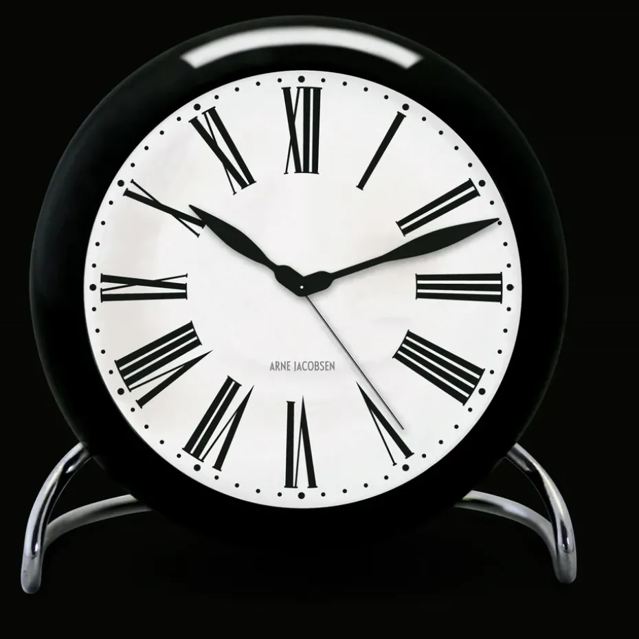 Reloj de mesa AJ Roman, negro
