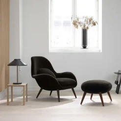 Reposapiés Swoon Ottoman , Hallingdal 65 130-roble ahumado