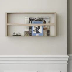 Revistero de pared Norr, roble
