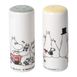 Salero & pimentero Moomin love, Vit-multi