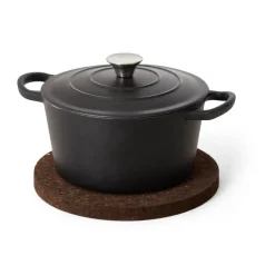 Salvamanteles Cork smoked, Ø25 cm