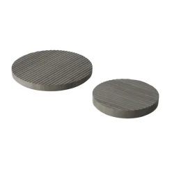 Salvamanteles Groove mármol, gris pequeño