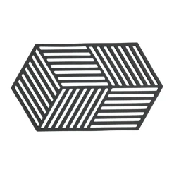 Salvamanteles Hexagon grande, Black