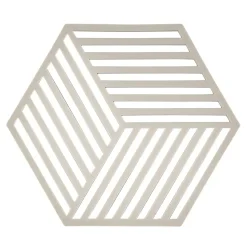 Salvamanteles Hexagon, warm grey (gris)