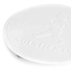 Salvamanteles Solstickan Ø19 cm, Blanco