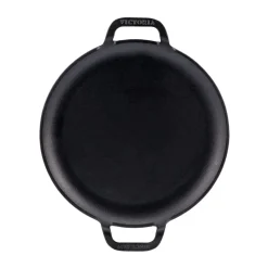 Sartén Comal Victoria con dos asas, previamente curado, Ø25 cm