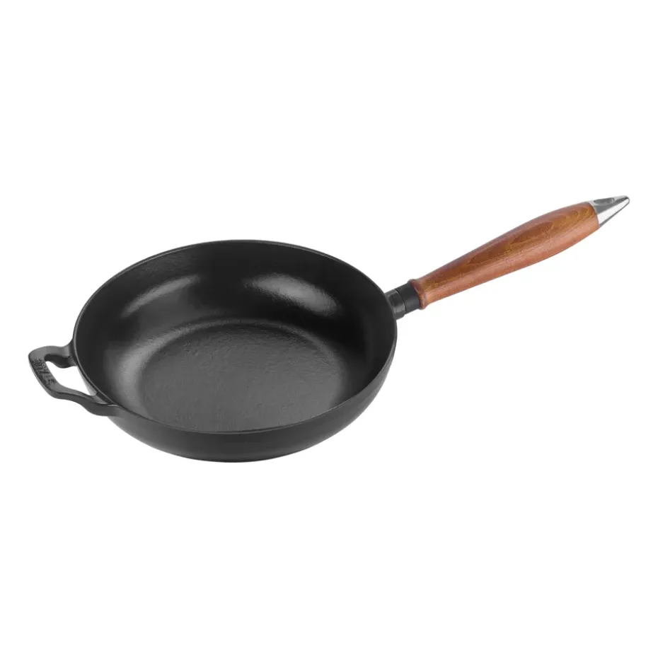 Sartén con mango de madera Vintage Ø24 cm, negro