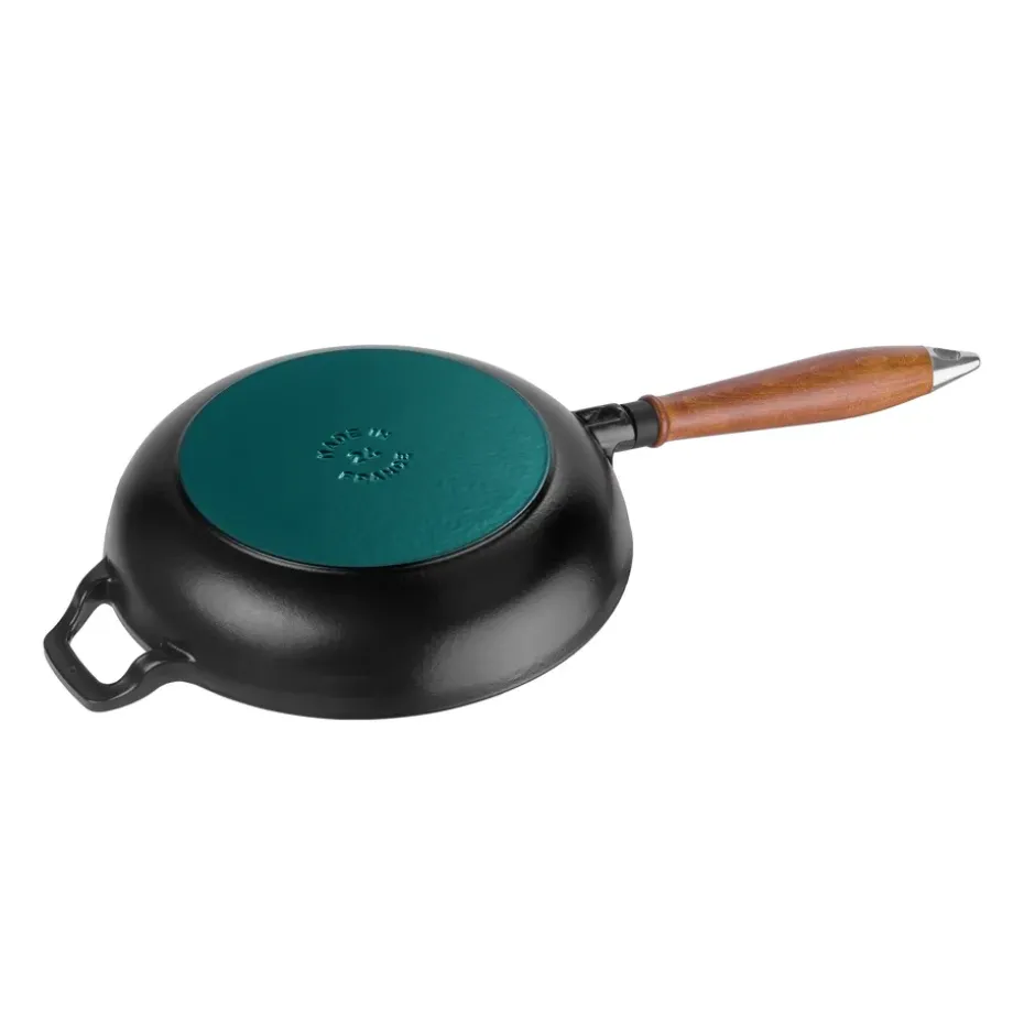 Sartén con mango de madera Vintage Ø24 cm, negro