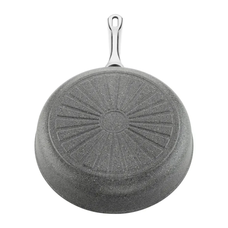 Sartén con tapa de vidrio Salina Ceramic Granit, 28 cm