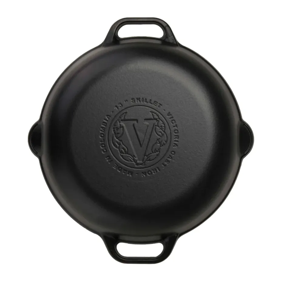 Sartén de hierro fundido Victoria, Ø33 cm