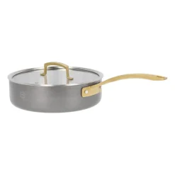 Sartén de saltear con tapa Durance Ø24 cm, acero inoxidable