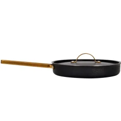 Sartén de saltear con tapa Arvet hamrad negro, Modelo X2, Ø28 cm