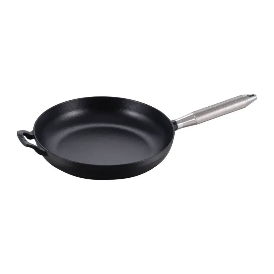 Sartén hierro fundido Buster & Punch negro Ø28 cm, Asa de acero