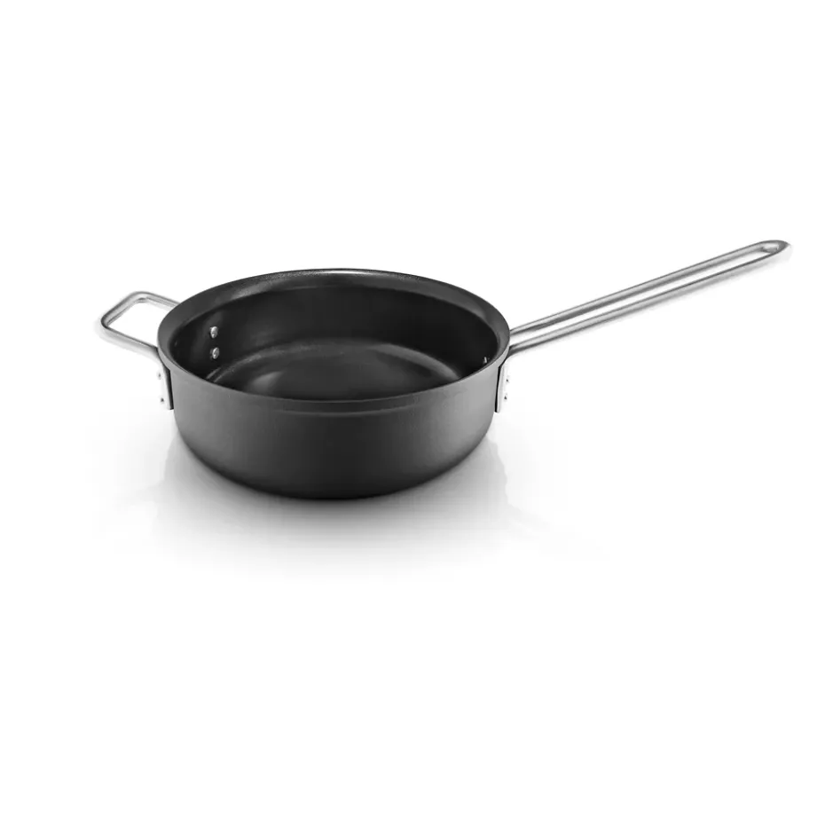 Sartén honda Eva Trio Professional Slip-Let 24 cm, Black