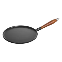 Sartén para crepes con mango de madera Vintage Ø28 cm, negro