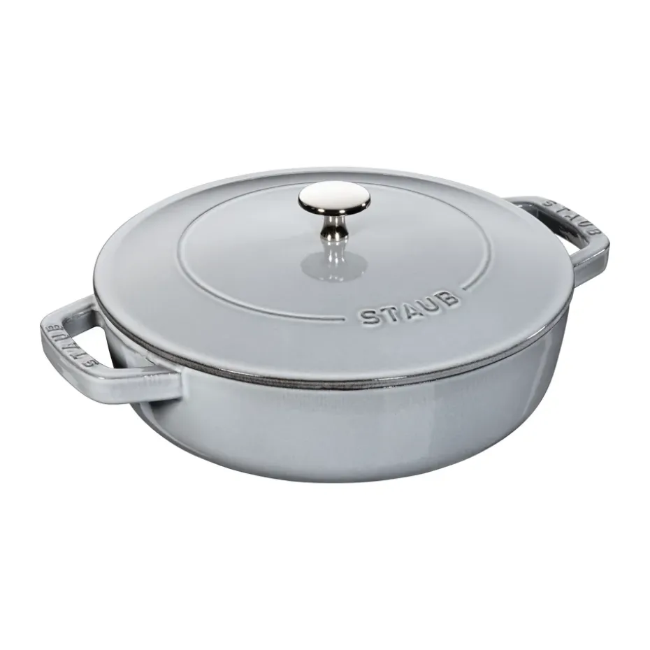 Sartén para saltear Staub Chistera de hierro fundido Ø24 cm, Gris grafito