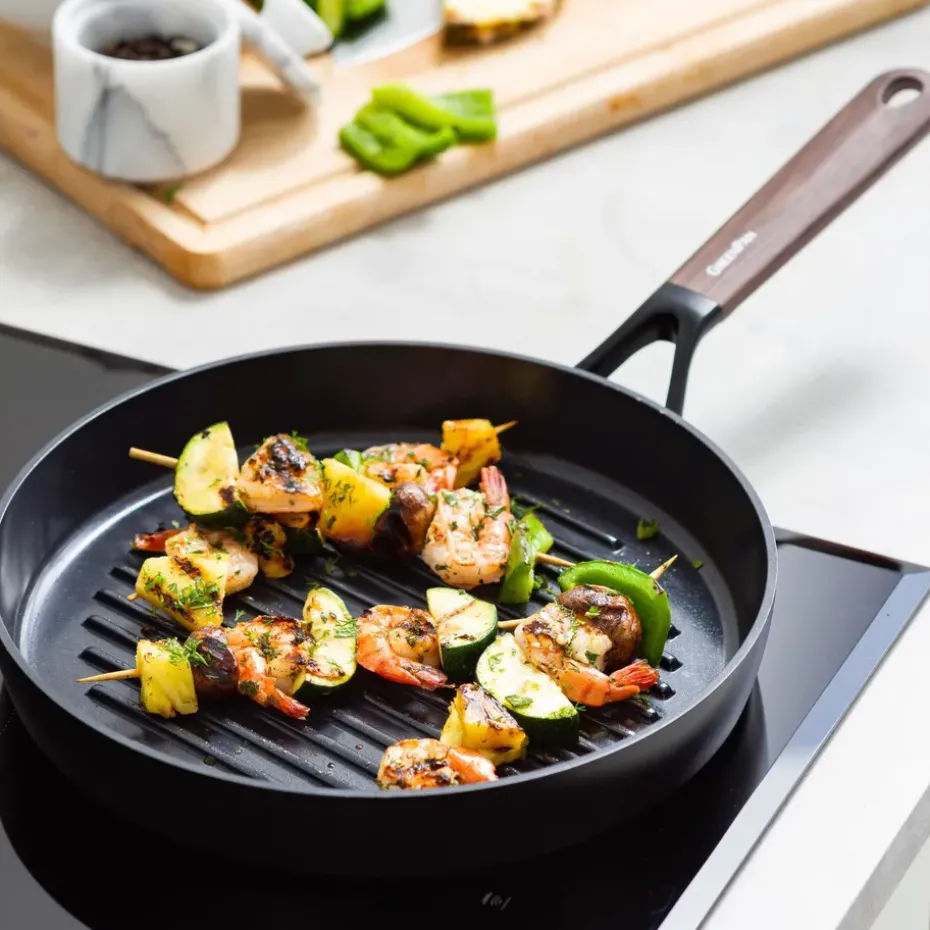 Sartén plancha Eco Smartshape 28 cm, Dark wood