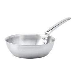 Sartén redondeada de acero inoxidable Alchimy, Ø24 cm