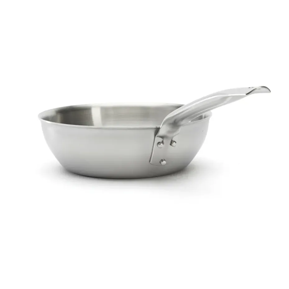 Sartén redondeada de acero inoxidable Alchimy, Ø24 cm