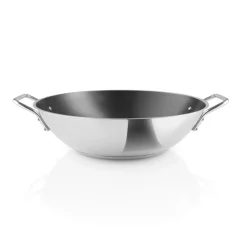 Sartén wok cerámica Eva Trio Stainless Steel Slip-Let, 32 cm