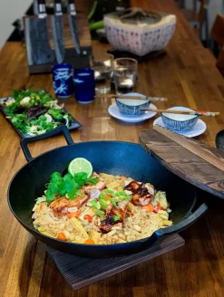 Sartén wok Satake Nabe, 36 cm