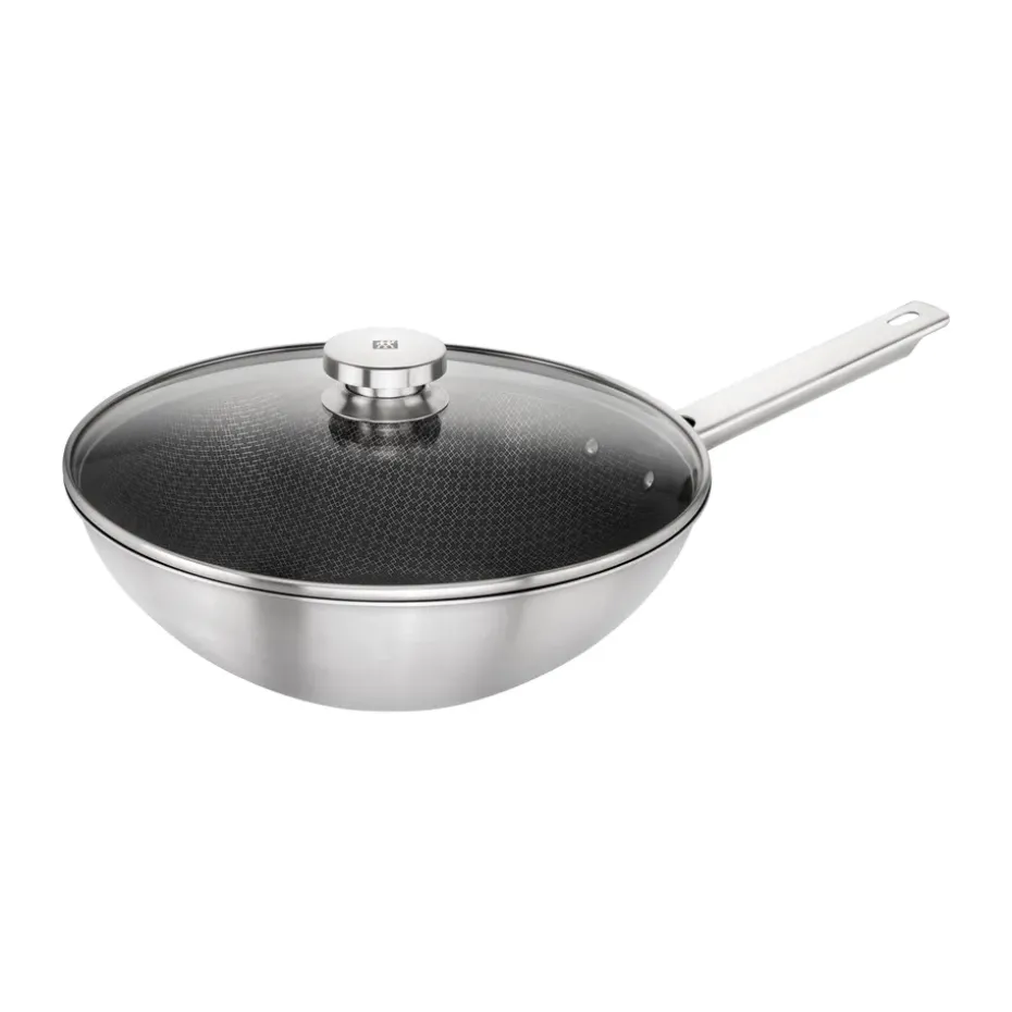 Sartén wok Zwilling Plus joy antiadherente Ø30 cm, Acero inoxidable