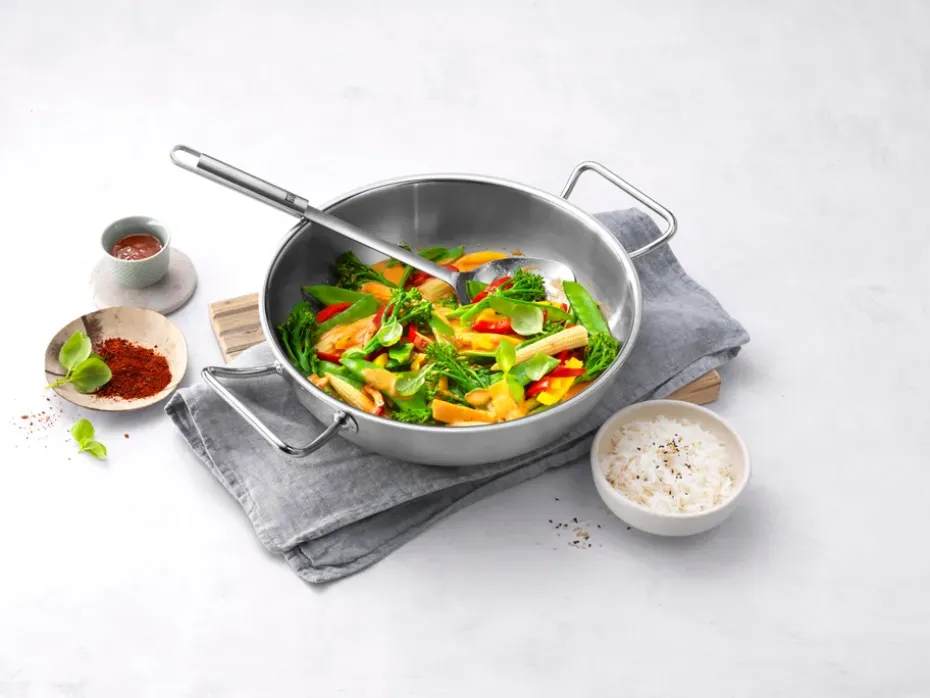 Sartén wok Zwilling Pro Ø30 cm, Acero inoxidable