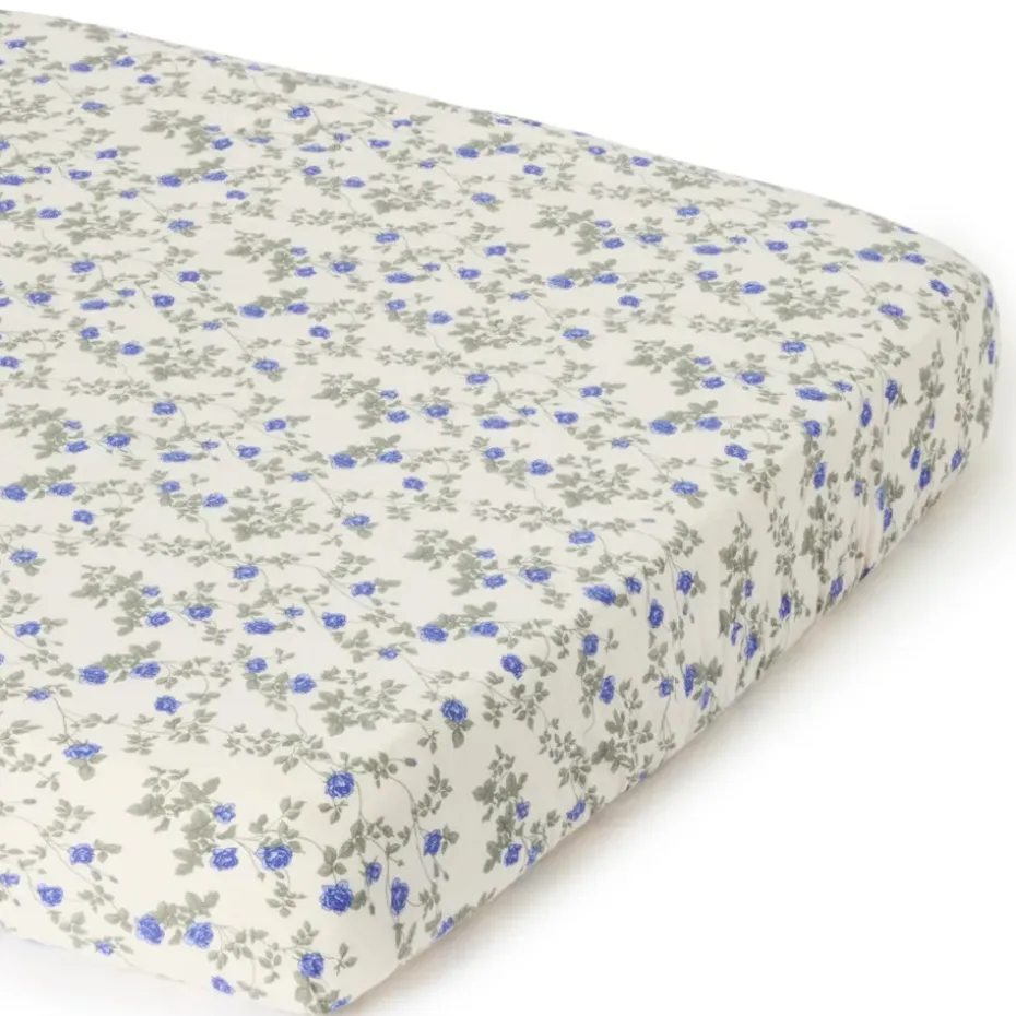 Sábana ajustable Dainty Muslin, 90x200x30 cm