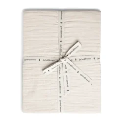 Sábana bajera Eggshell Muslin, 70x140x20 cm