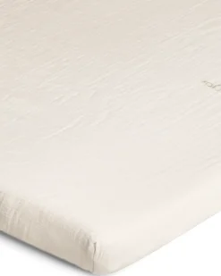 Sábana bajera Eggshell Muslin, 70x140x20 cm