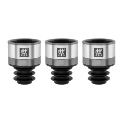 Selladores de vino Zwilling, 3-pack, Acero inoxidable