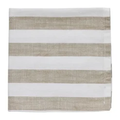 Servilleta de algodón Olivia 40x40 cm, Off White-Linen