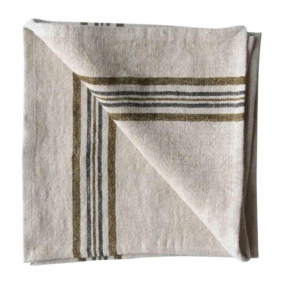 Servilleta de lino Astrid 50x50 cm, Olive