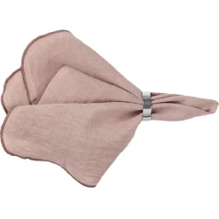 Servilleta de lino Gracie, rosa