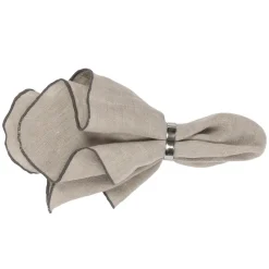 Servilleta de lino Gracie, beige