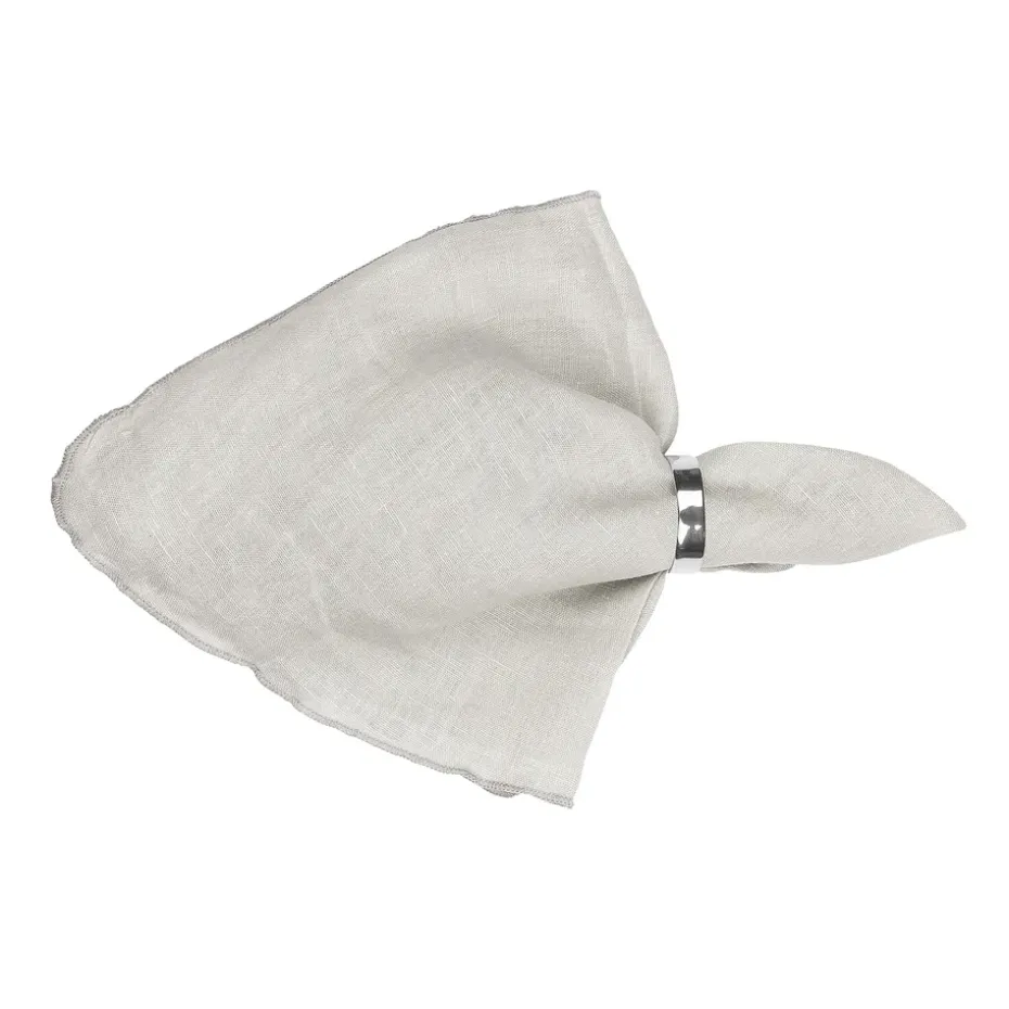 Servilleta de lino Gracie, off-white