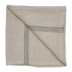 Servilleta de lino Livia 45x45 cm, Beige