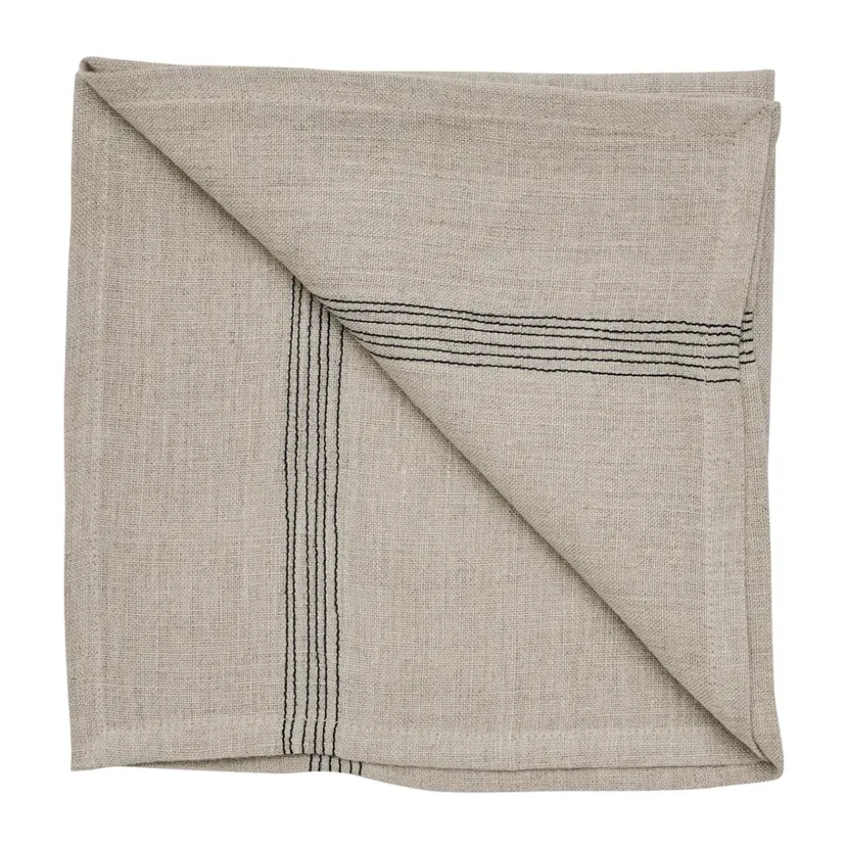 Servilleta de lino Livia 45x45 cm, Beige