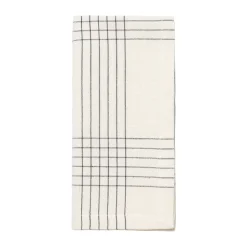 Servilleta de tela Alice 45x45 cm, Black-natural