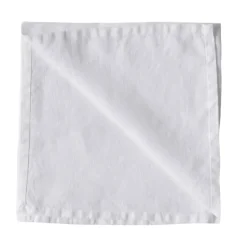 Servilleta Washed Linen, Blanco decolorado